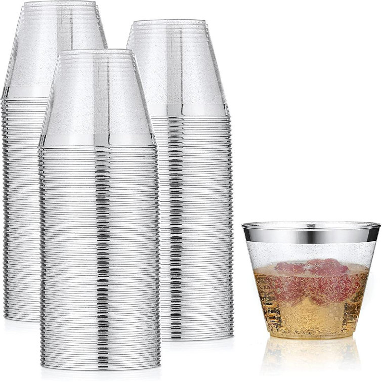 taffy_trading Durable Plastic Disposable Wine Glass Wayfair